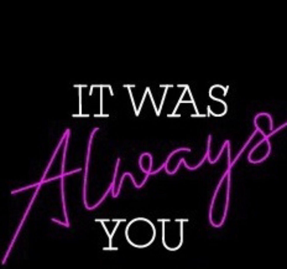 Thumbnail: It was always you neon sign