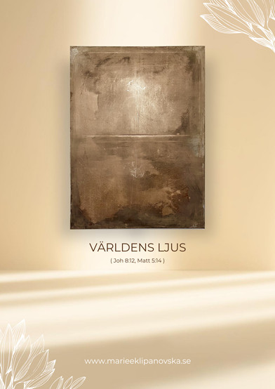 THE LIGHT OF THE WORLD, painting by Marie Ek Lipanovska