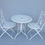 Thumbnail: HorstDeco - Vintage Tuinset 3-delig – 2 Gietijzeren Stoelen + Ronde Tafel
