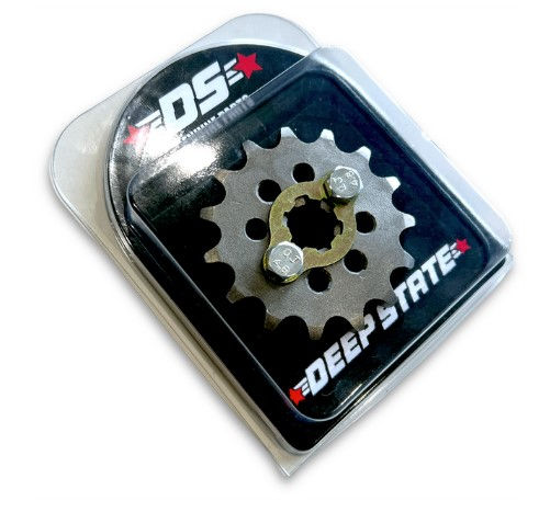 DEEP STATE 15 Tooth 420 Pit Bike Front Sprocket (17mm)
