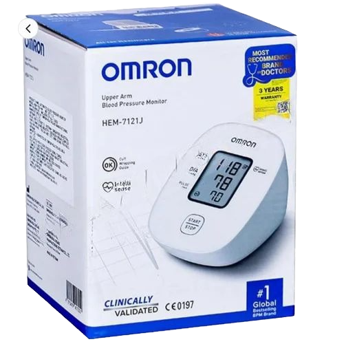 Thumbnail: Omron HEM 7121J Fully Automatic Digital Blood Pressure Monitor