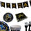 Thumbnail: Black and Gold Themed 21st Birthday Table Decoration