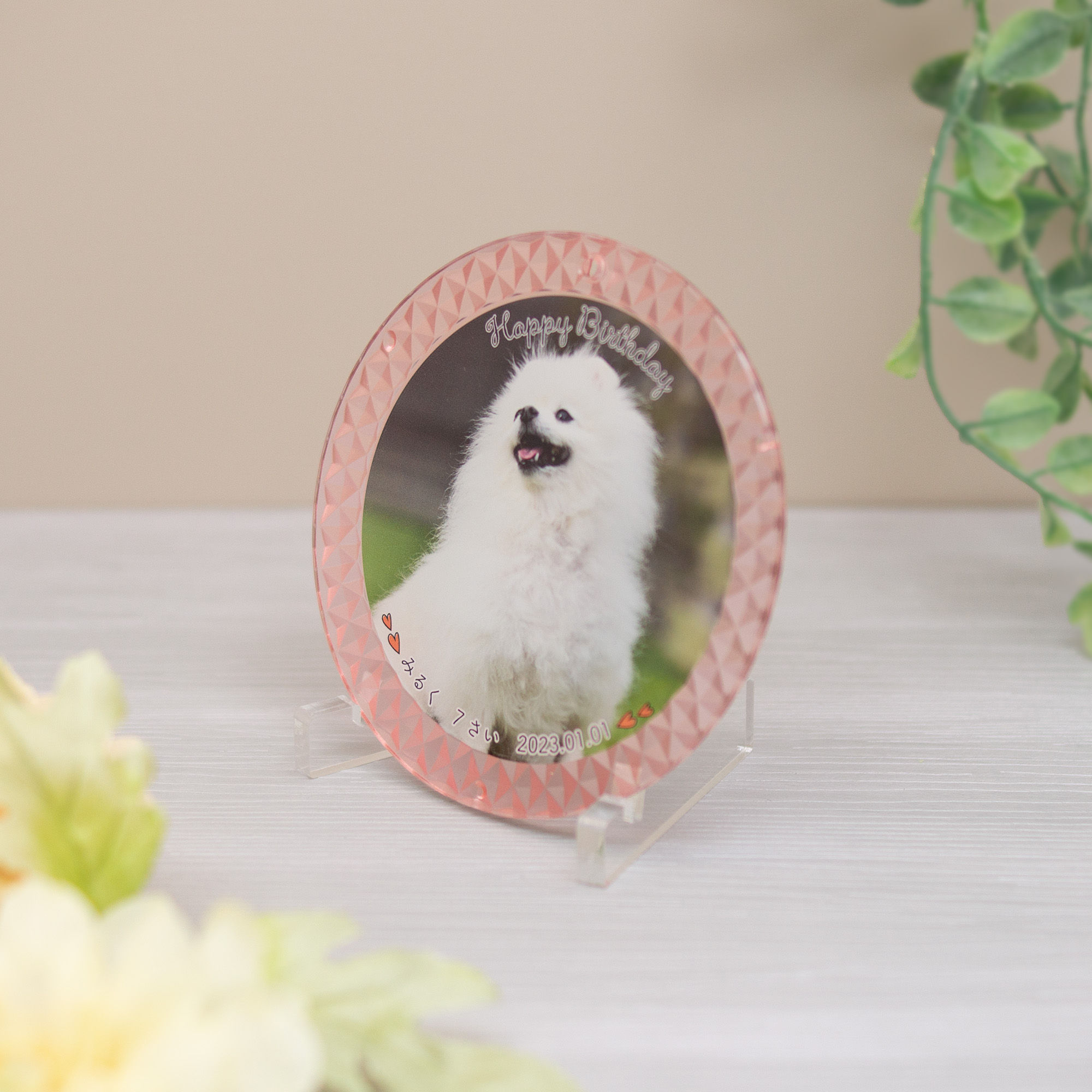 ダイヤカットコースター(誕生日)B