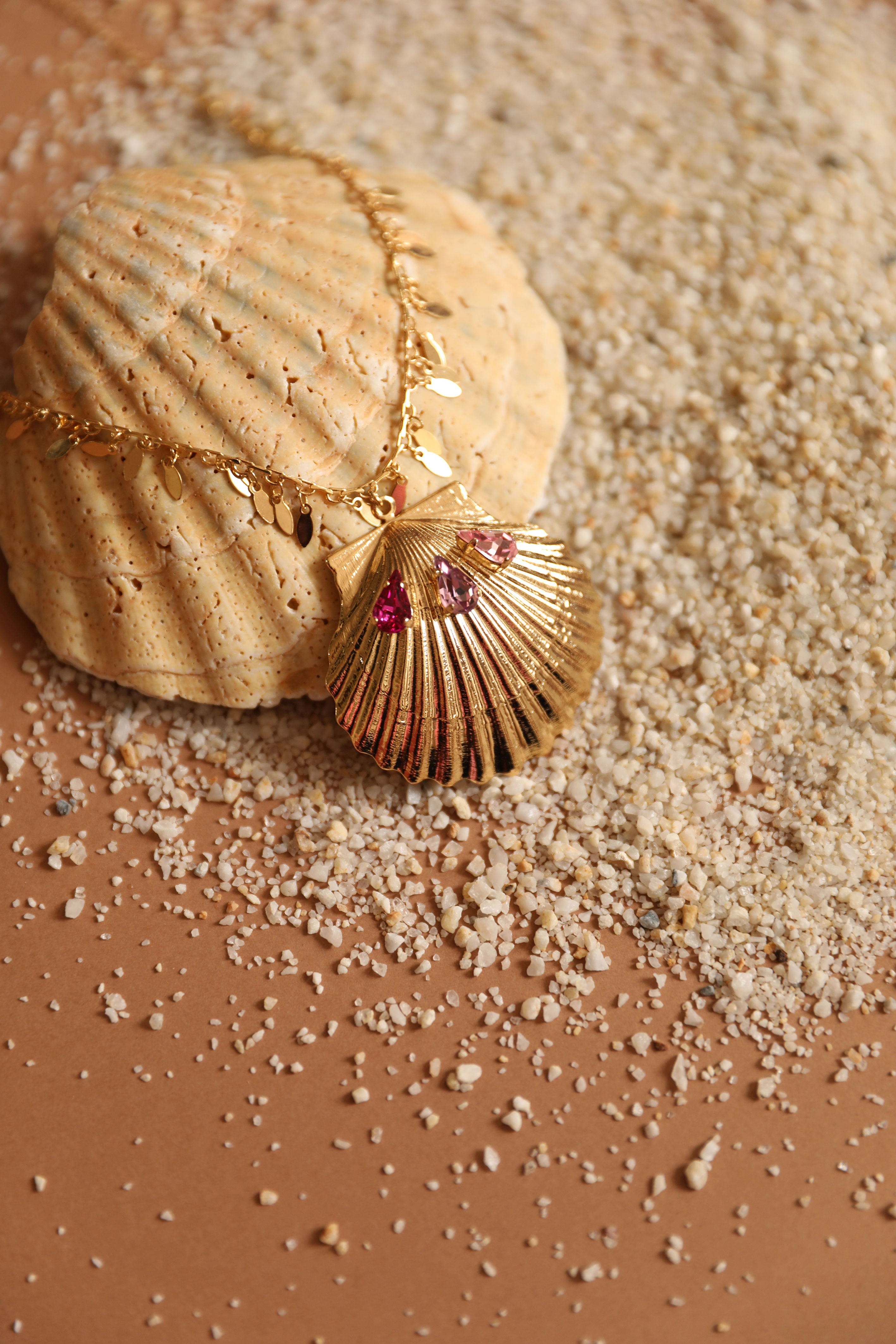 Sautoir NÉRÉIDE rose