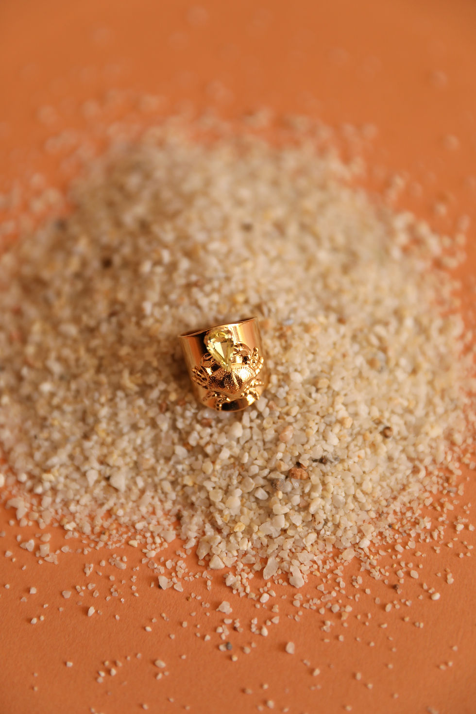 Miniature : bague NAHEI stras jaune