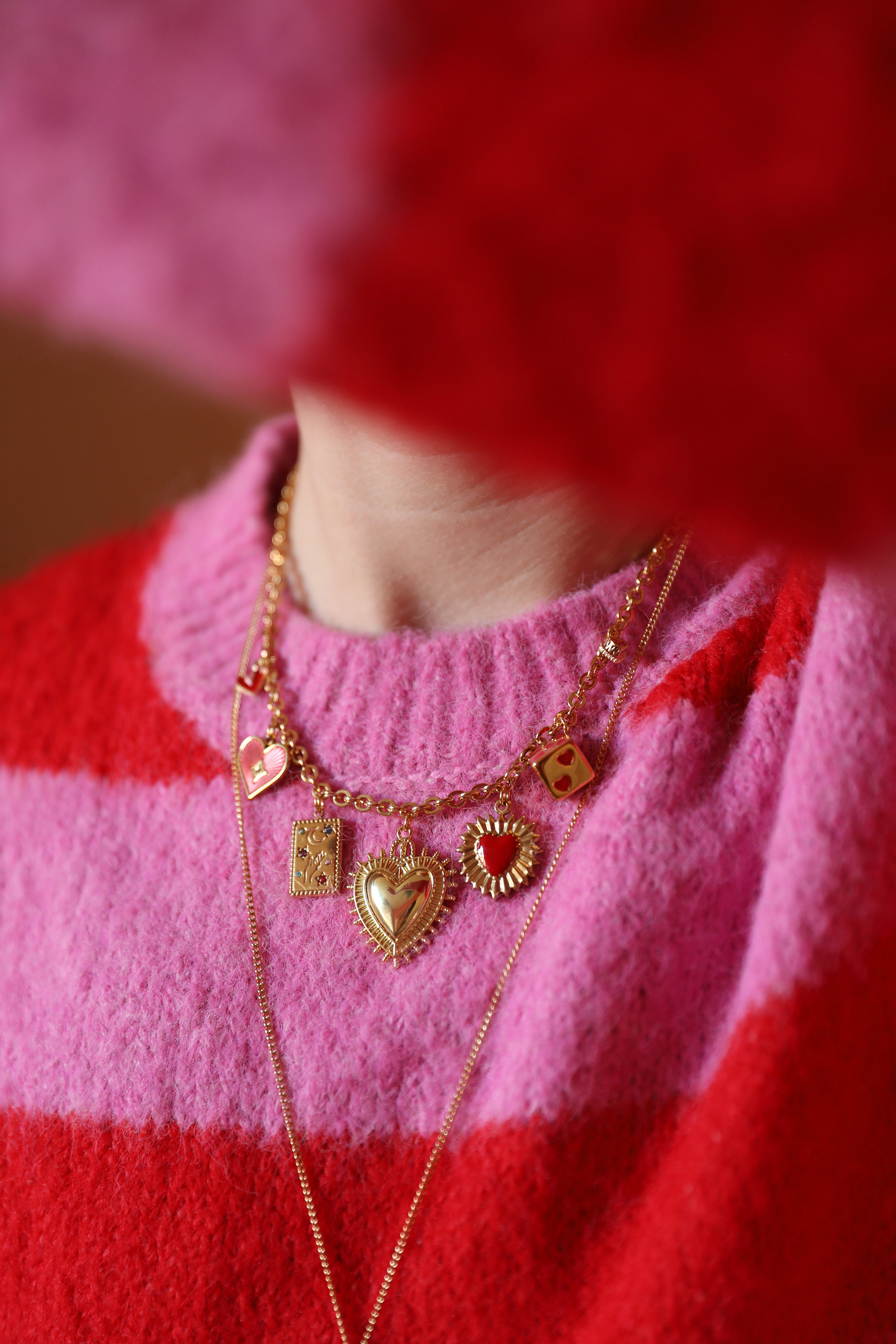 Collier LOVE grigris