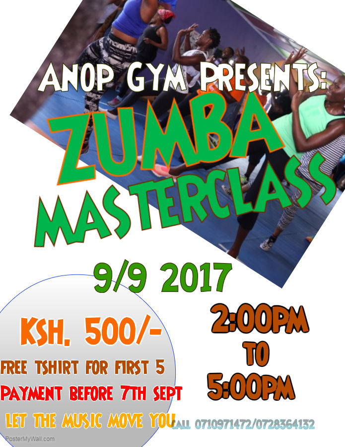 9/9 Zumba Masterclass
