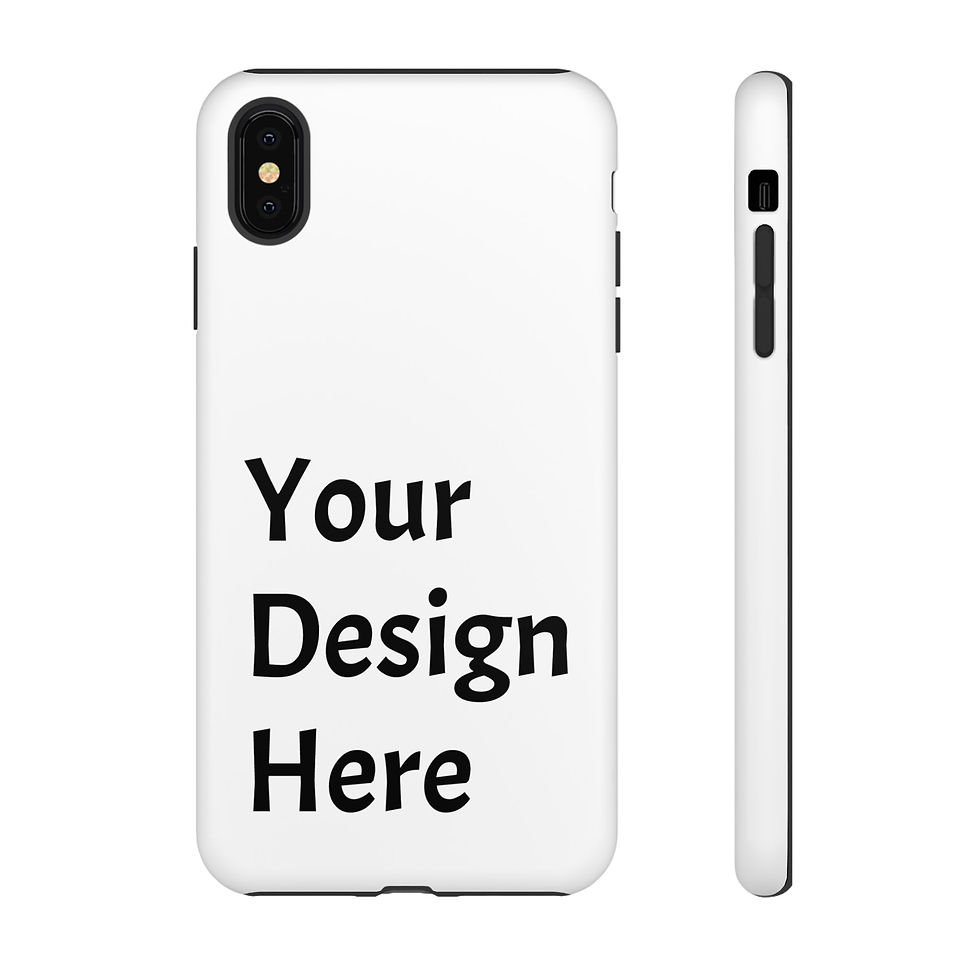 Thumbnail: Custom Tough Phone Case — Personalized "Your Design Here" Protective Cover