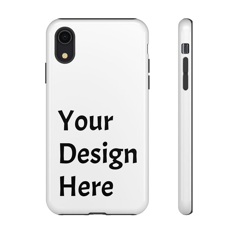 Thumbnail: Custom Tough Phone Case — Personalized "Your Design Here" Protective Cover