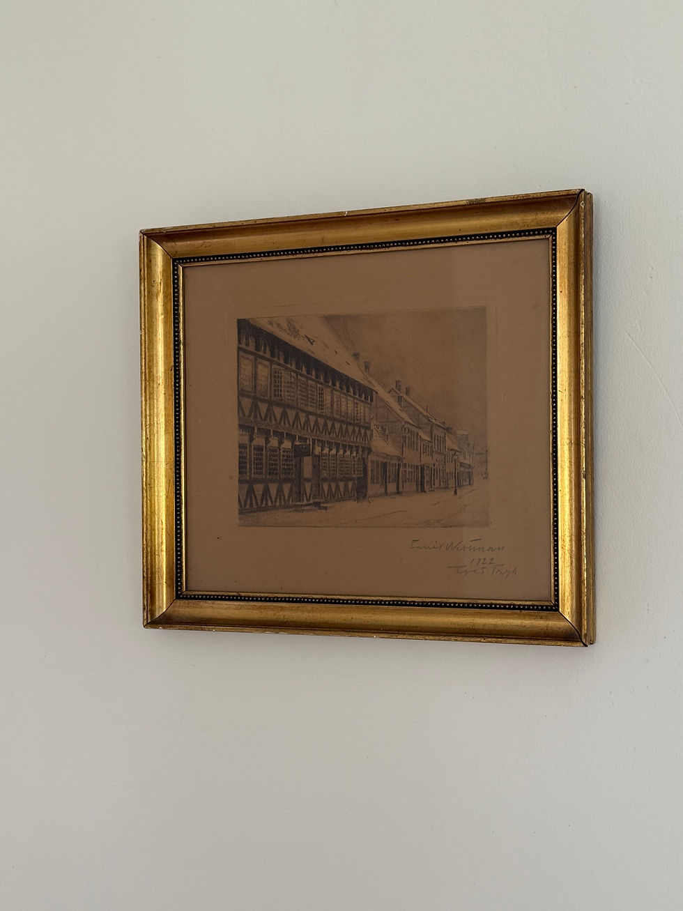 Miniaturbild: Dänisches Bild,  Radierung als Druck