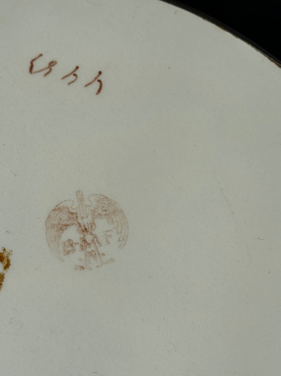 Miniaturbild: Antikes Porzellantablett