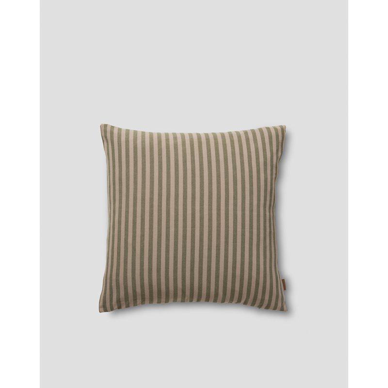 quadratisches Kissen, gestreift, 50cm