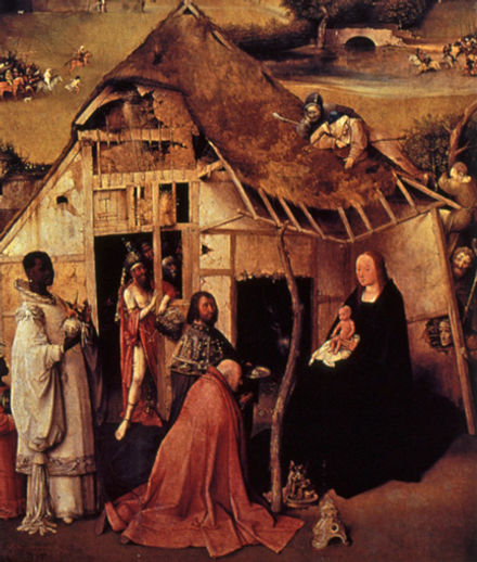 Adoration des mages de Bosch au Prado