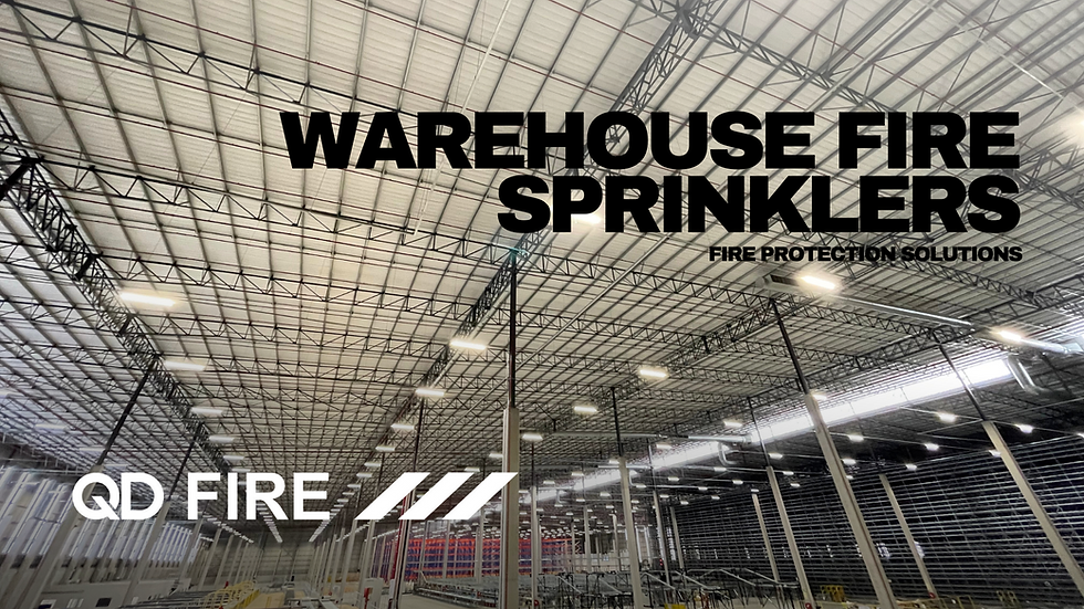 Warehouse Fire Sprinkler Protection System by QD FIRE