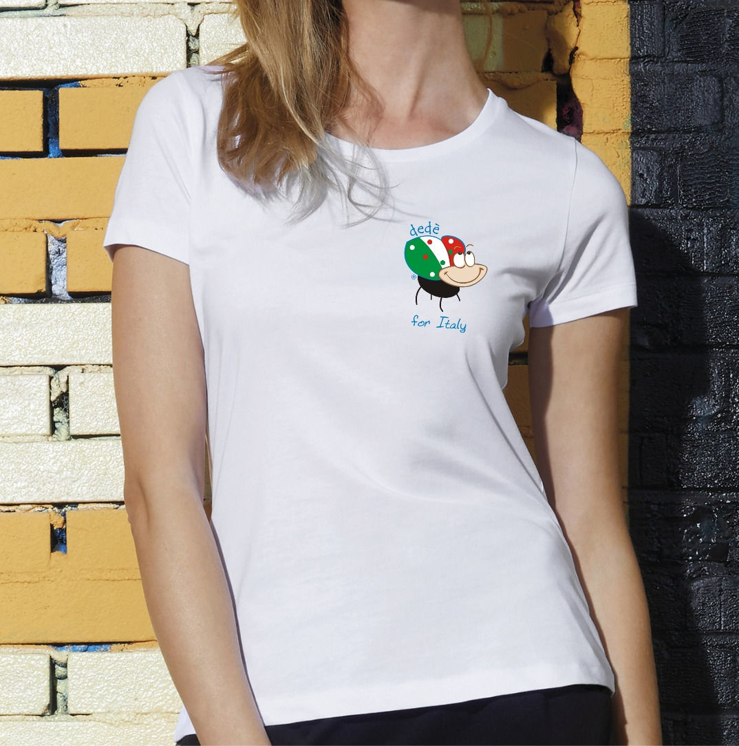 T-shirt basic dedè girls for football