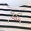 Miniatura: t-shirt baby a righe blu manica lunga