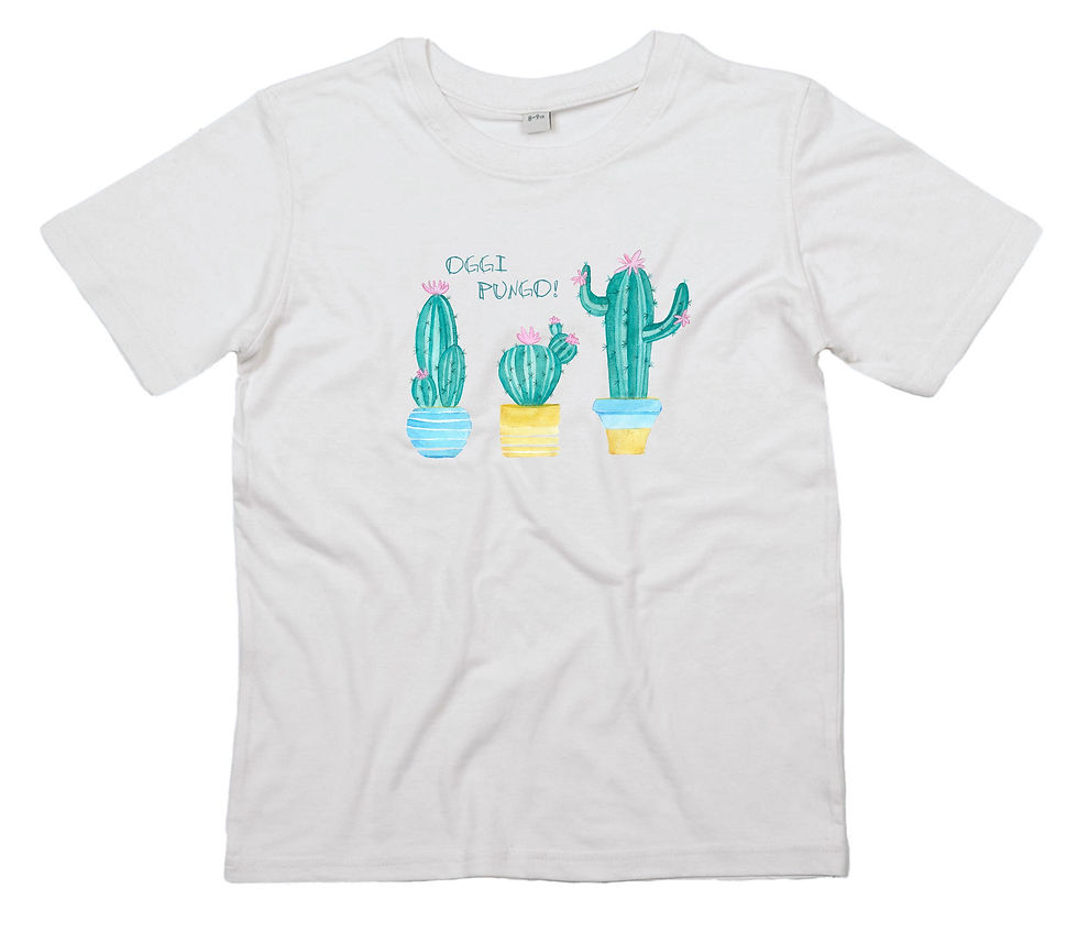 Miniatura: T-shirt bambini Oggi pungo!