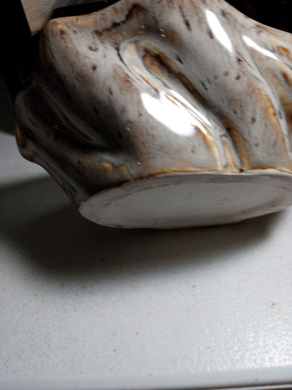 Thumbnail: China Porcelain Vessel Covered With Greyish And Browish Glaze