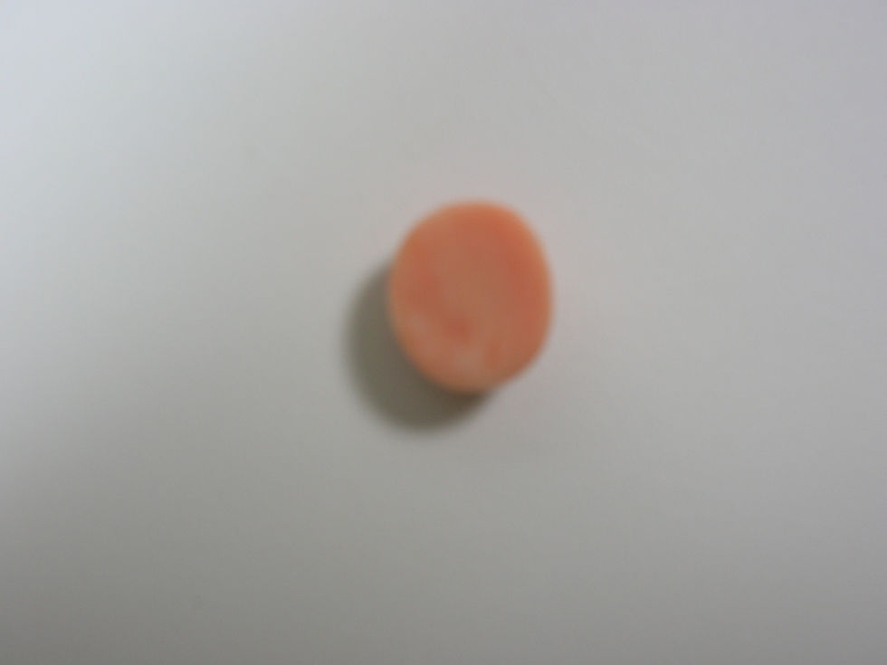 Thumbnail: LOOSE CORAL OVAL CABOCHON STONE