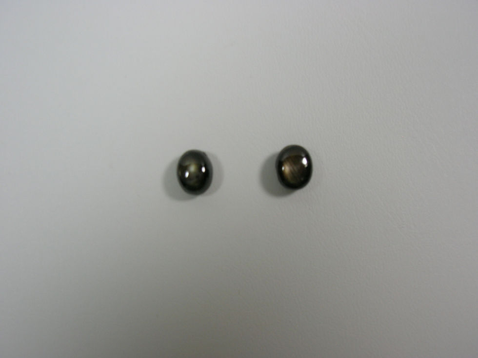 Loose Gem Stones, Black Star Sapphire Oval Stone
