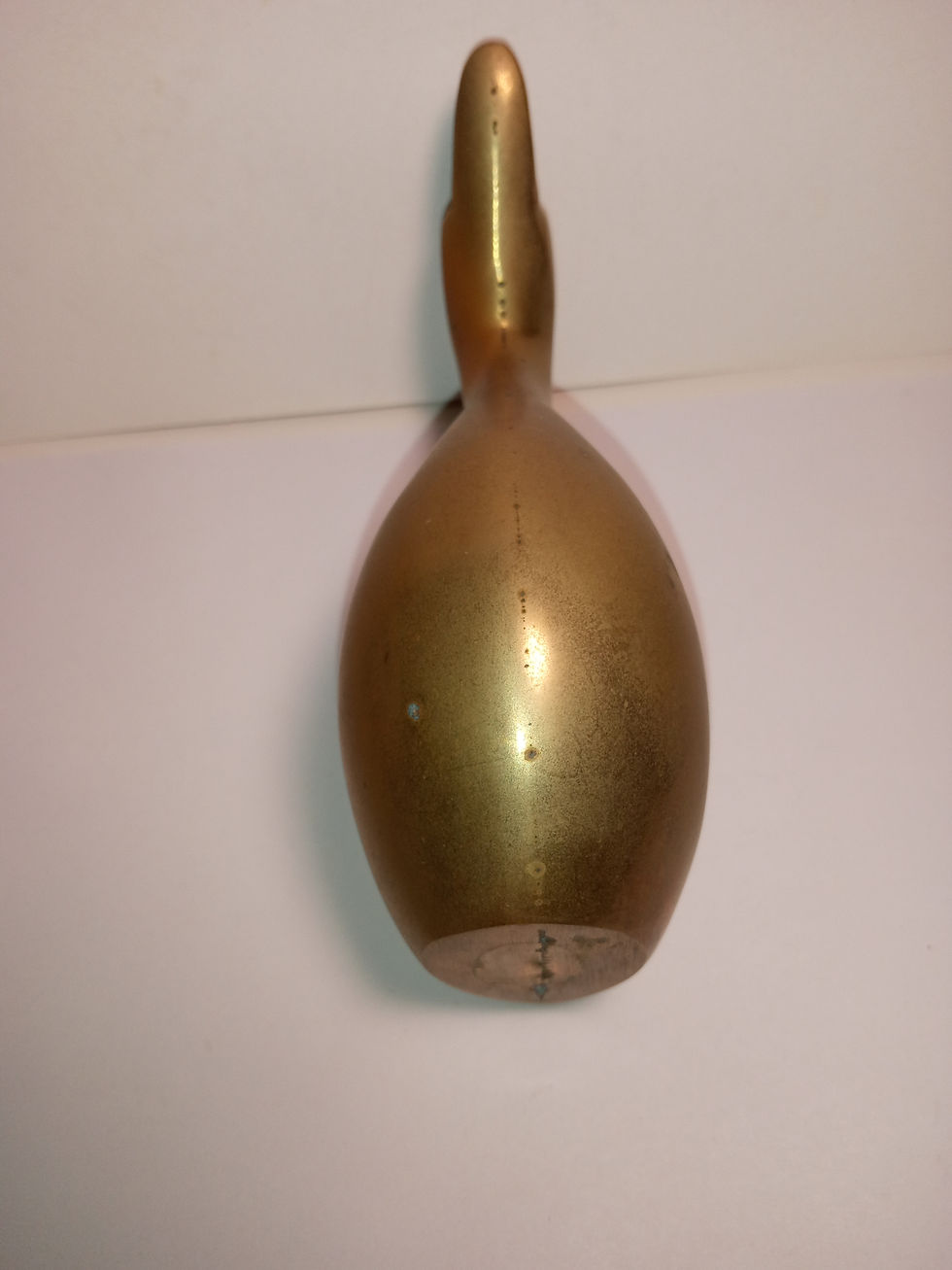 Thumbnail: Antique Bronze Duck, Height 4 5/8 Inches, Weight 5.24 Oz."SALES" "DIS"