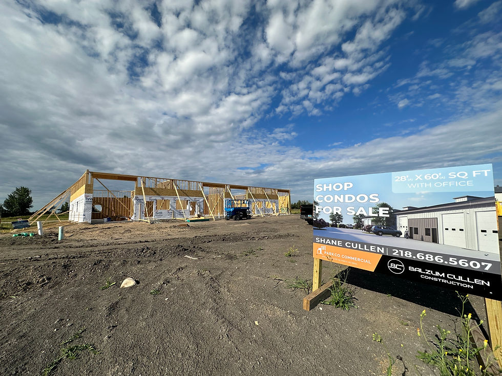 Balzum Cullen Construction Shop Condos