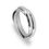 Thumbnail: 9kt White Gold Russian Wedding Band