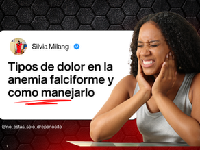 En la anemia falciforme existen distintos tipos de dolor: las crisis vaso-oclusivas (dolor agudo y repentino), el dolor crónico (persistente y menos intenso) y el dolor neuropático (ardor u hormigueo por daño en los nervios). Cada tipo requiere un manejo específico que incluye hidratación, medicación adecuada, fisioterapia y atención médica urgente en casos graves. Reconocer cada tipo de dolor ayuda a mejorar la calidad de vida y a prevenir complicaciones.