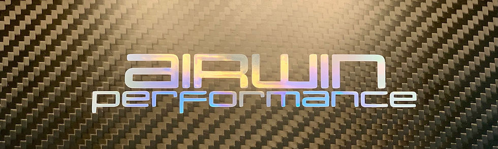 Sticker *2-zeilig* airwin-performance“ Oilslick 