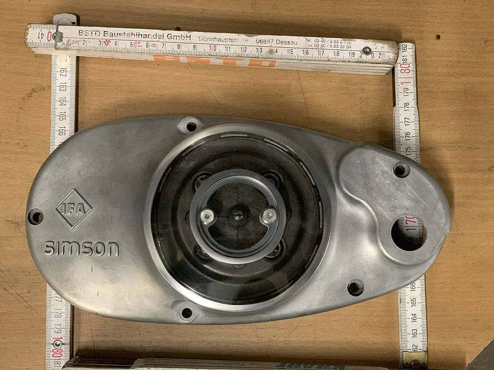 Miniaturbild: „GLOTZORAMA“  Bearbeitung für Simson Seitendeckel S50 (Kupplungsdeckel)