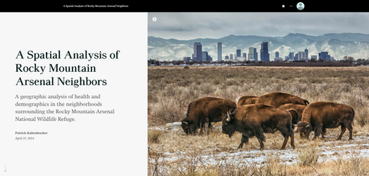 StoryMap: Environmental Justice