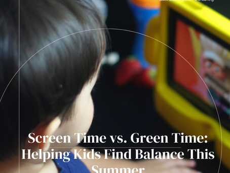 Screen Time vs. Green Time: Helping Kids Find Balance This Summer