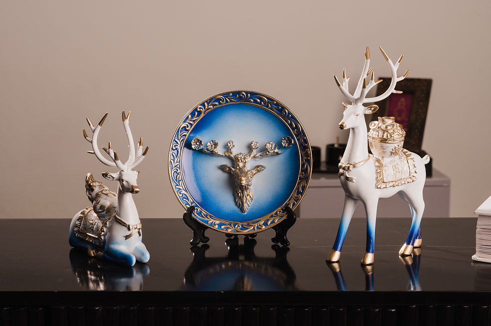 Caribou Decorative Deer Set