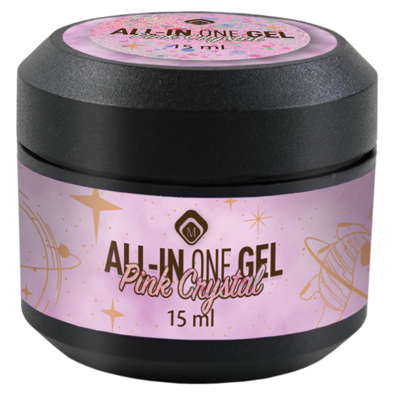 All in One Gel Pink Crystal