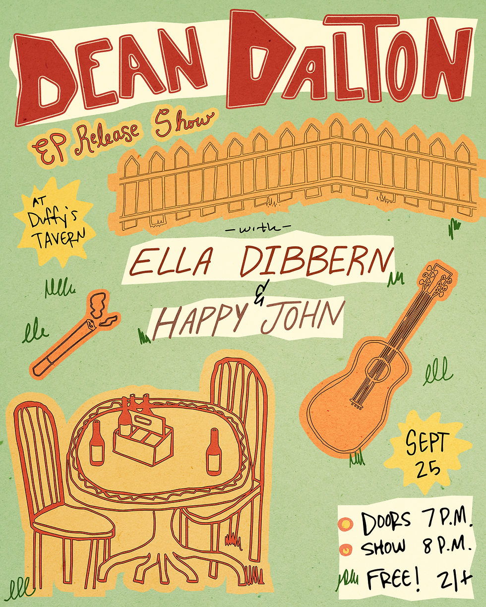 Dean Dalton EP Release Show with Happy John, Ella Dibbern