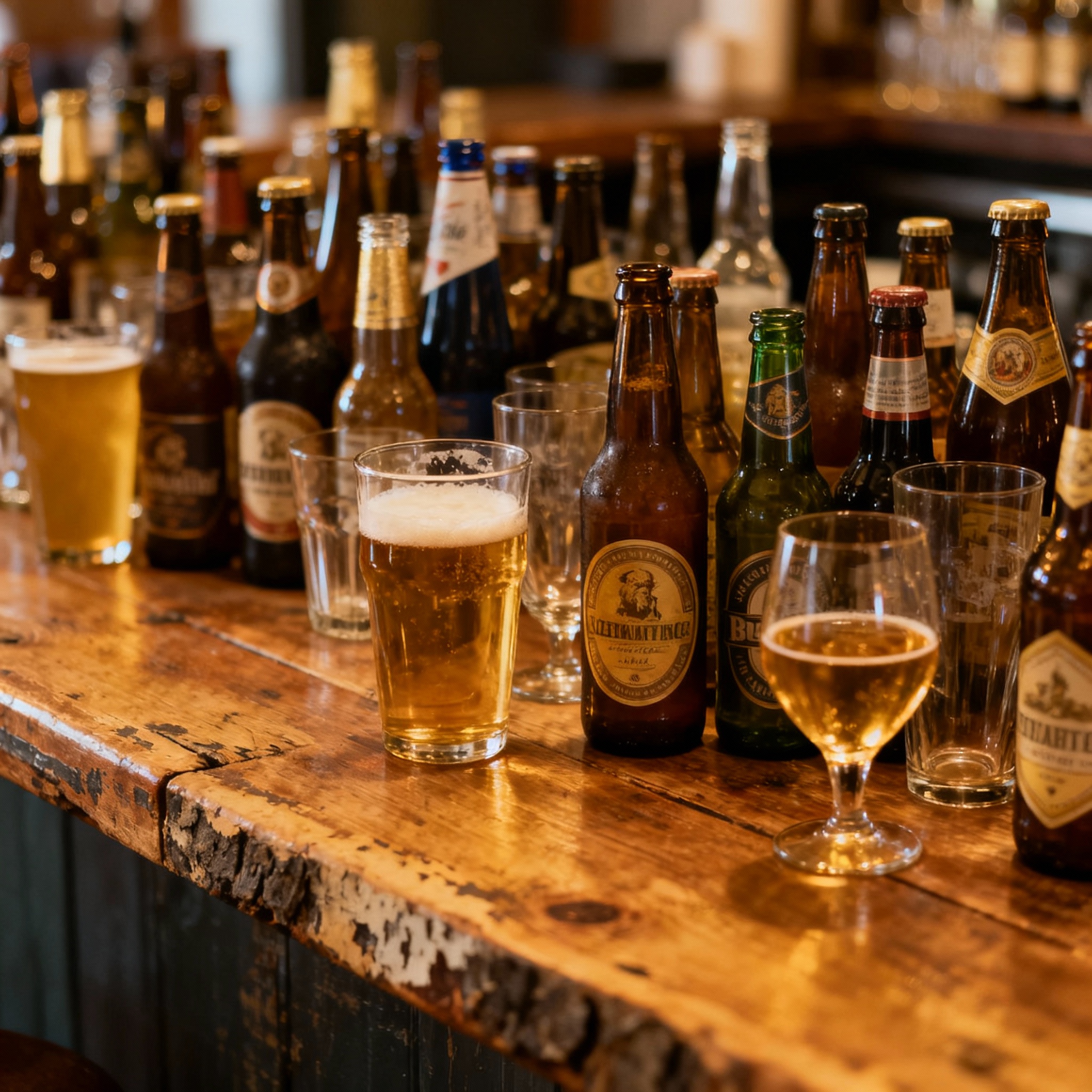 Arranged Food and Objects