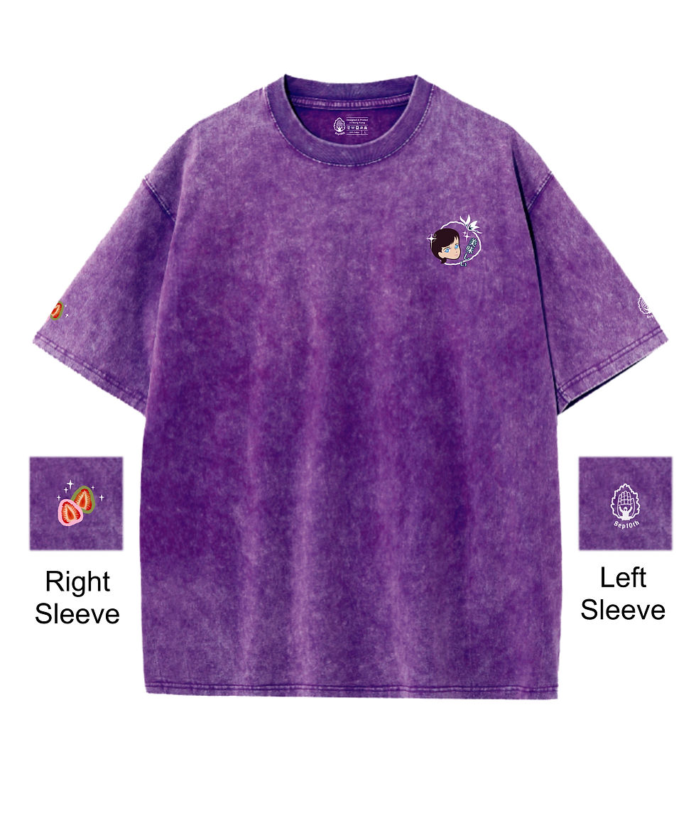 Thumbnail: Ichigo Daifuku いちご大福 Washed Tee