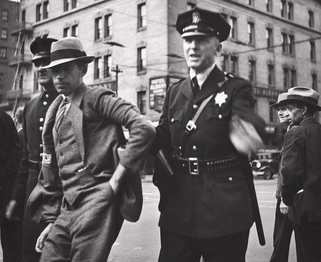 "Arrest of an Organizer, General Strike, San Francisco, 1934"