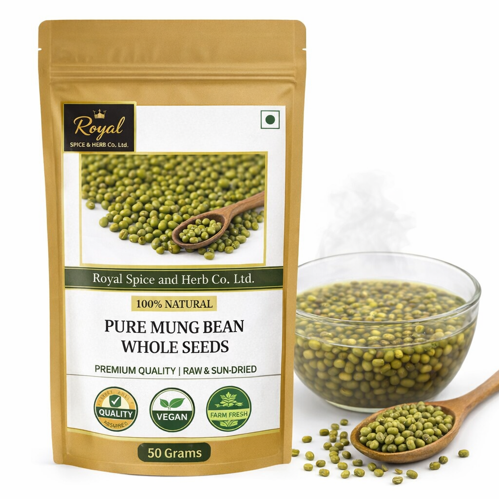 Unpolished Green Moong Dal (whole green gram) 250 grams to 1000 grams