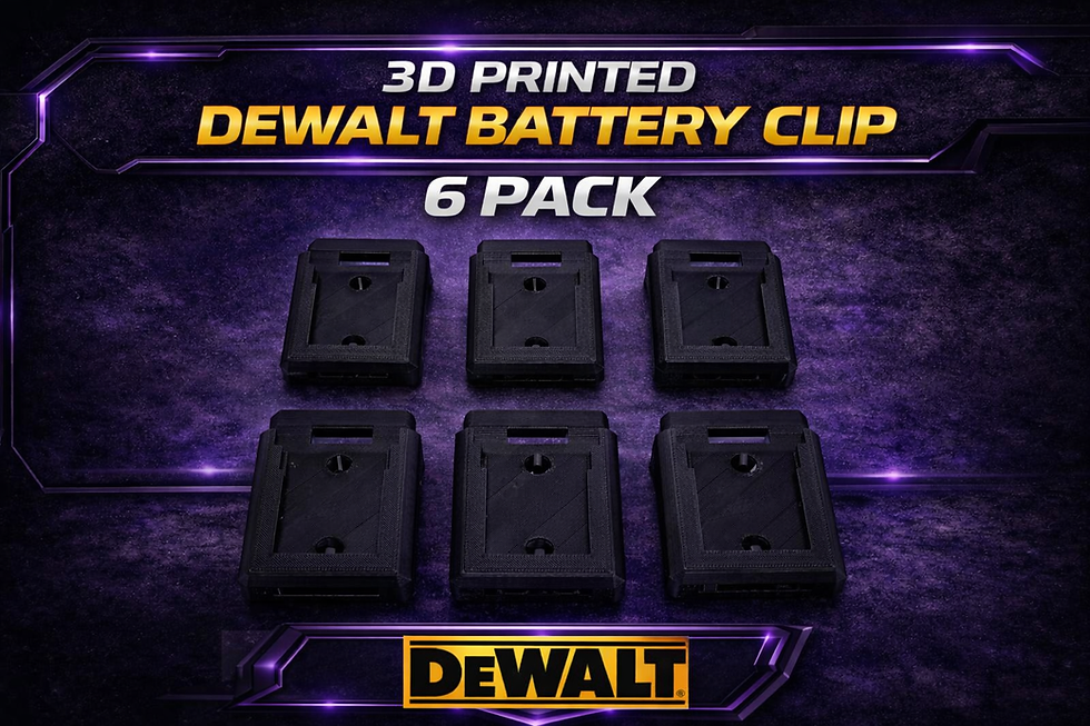 Black DeWalt Battery holder