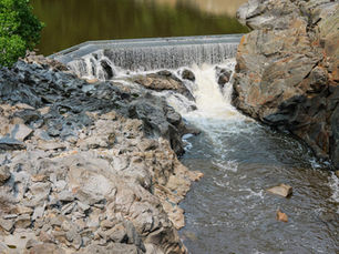 Hydropower dam on the Connecticut River