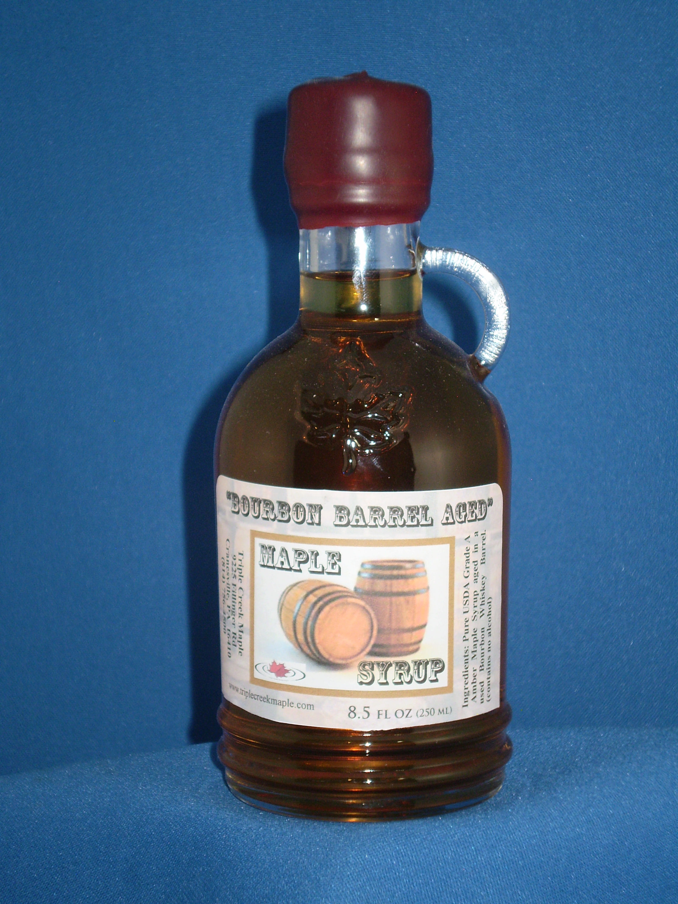 Bourbon Barrel Aged Maple Syrup (250ml)