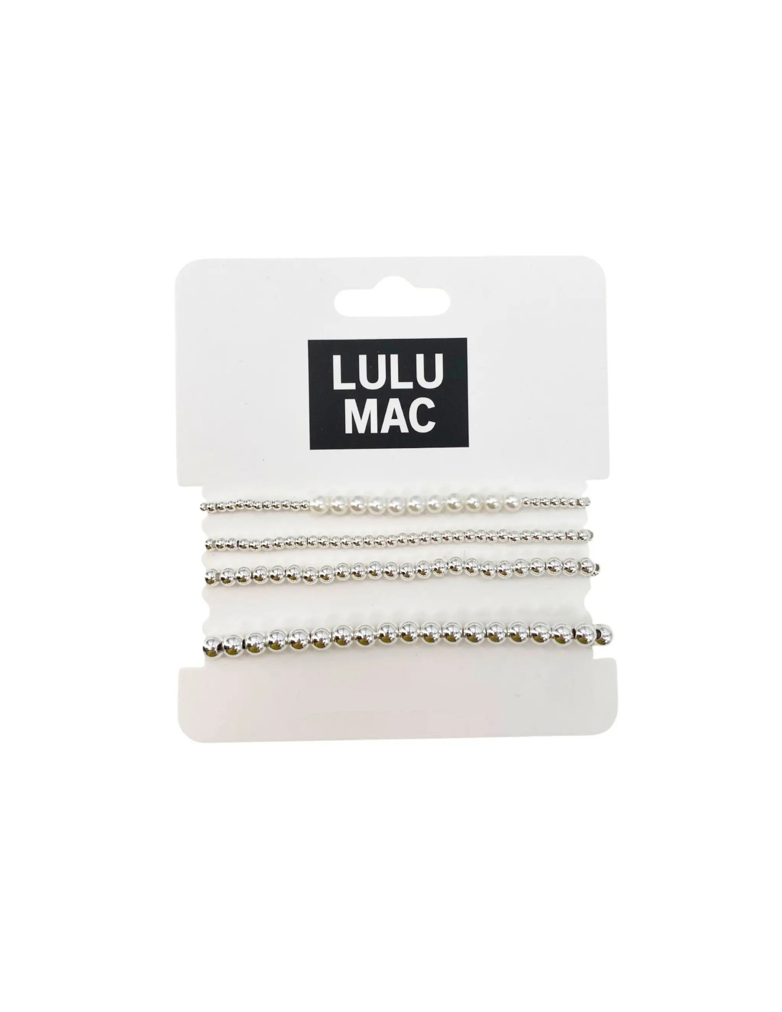 Silver bracelet set
