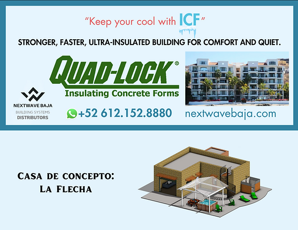 La Flecha: ICF Quad-Lock or block home