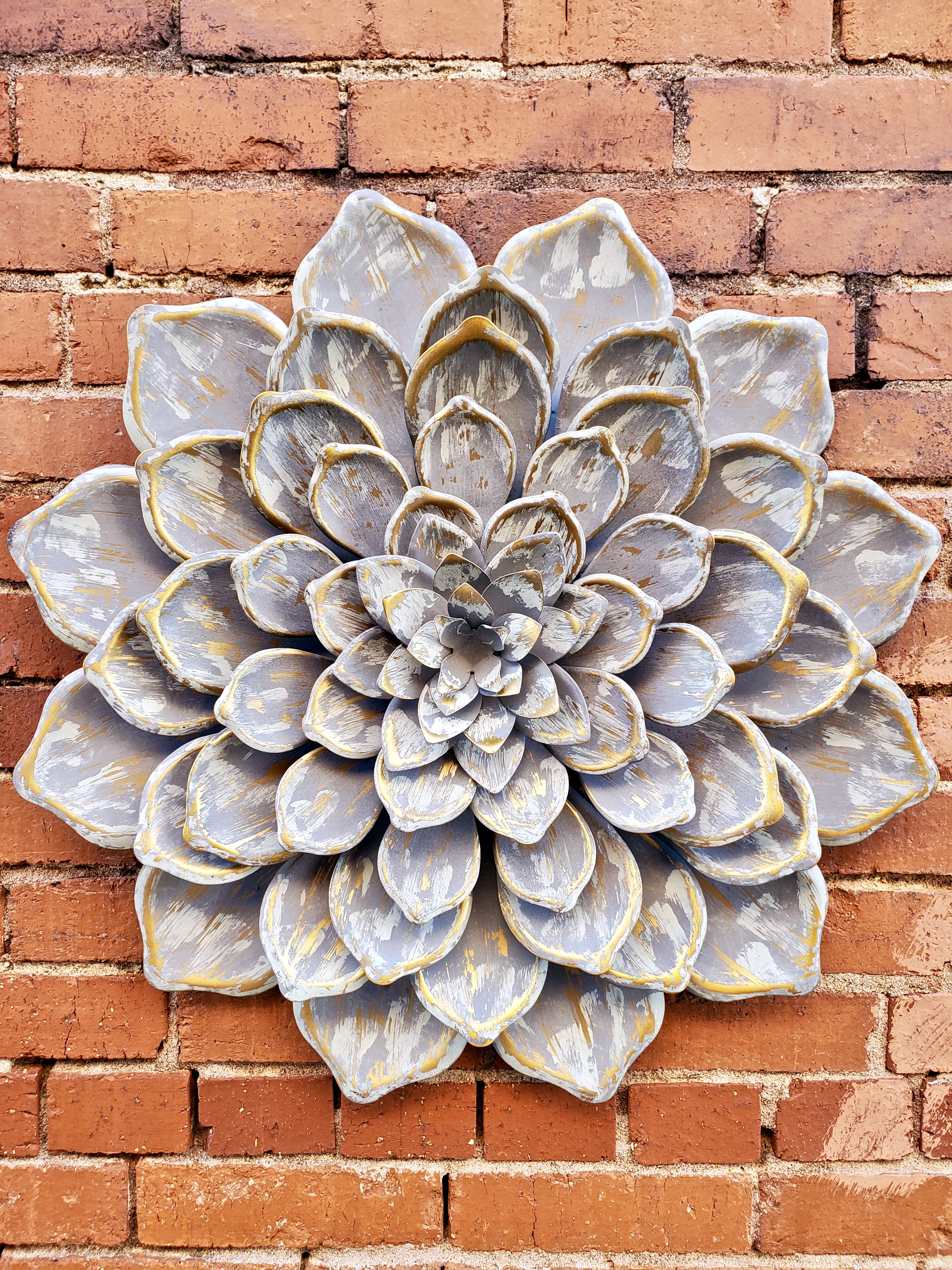 Large Metal Flower