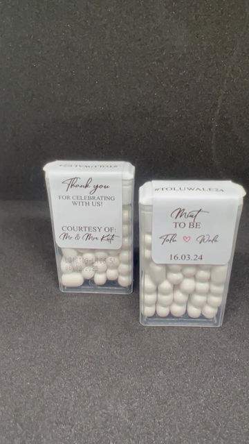 Thumbnail: Mint to be - Wedding favours