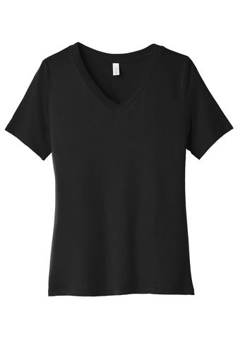 Thumbnail: BELLA+CANVAS ® Women’s Relaxed Jersey Short Sleeve V-Neck Tee