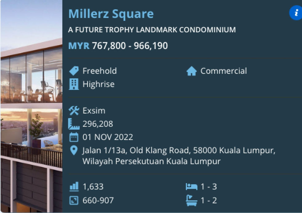 Thumbnail: Millerz Square- Kuala Lumpur