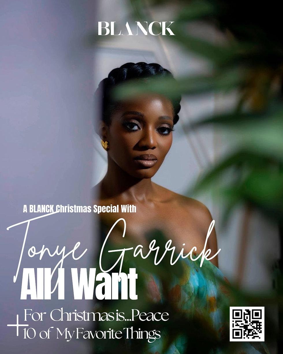 ALL I WANT FOR CHRISTMAS IS… PEACE - Tonye Garrick