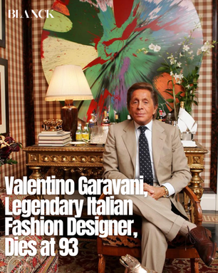 Valentino Garavani, Legendary Italian Fashion Designer, Dies at 93